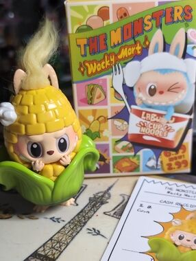 🌽Buy 2 Get 1 FREE- New 'Wacky Mart' The Monsters Series Labubu "Corn" Figure